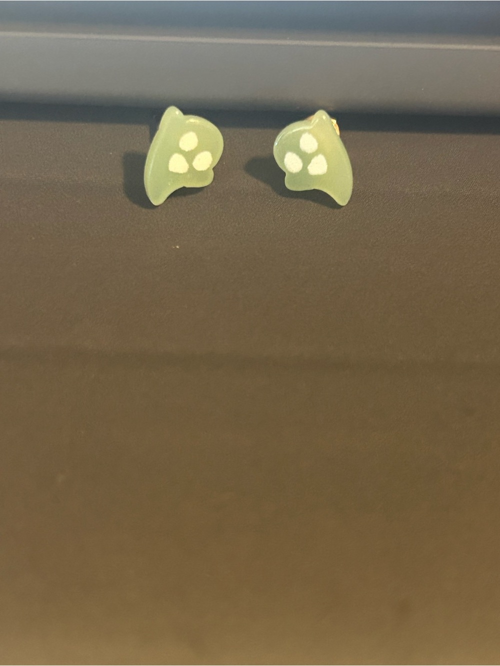 Glow in the dark mini ghost Stud Earrings - Women Accessories